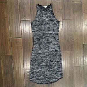 Wilfred Black and Gray Knit Dress